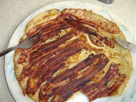 Dutch pancake with apple and bacon sweet savory Posh Nosh Dutch