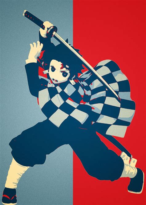Kimetsu No Yaiba Poster By Trumbalaart Displate