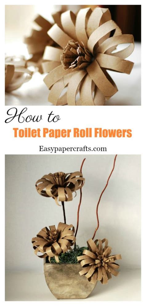Diy Toilet Paper Roll Flowers