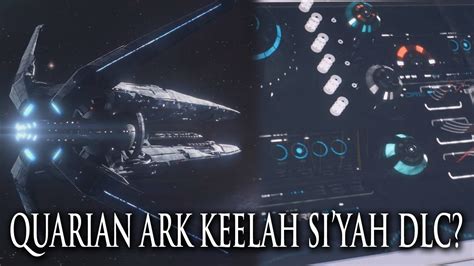 Mass Effect Andromeda Quarian Ark Keelah Siyah Dlc Youtube