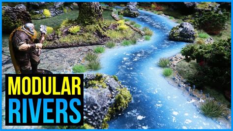 Modular River Tiles For Wargaming And Tabletop Terrain Youtube