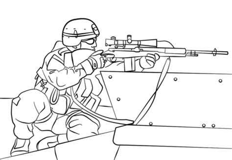 20 Free Printable Army Coloring Pages