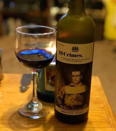 The 19 cr i mes were a set of treasury wine estates has developed an app to celebrate the 164,000 rebellious criminals that were punished by transportation. Trying a new wine for New Years 19 Crimes a delicious red ...