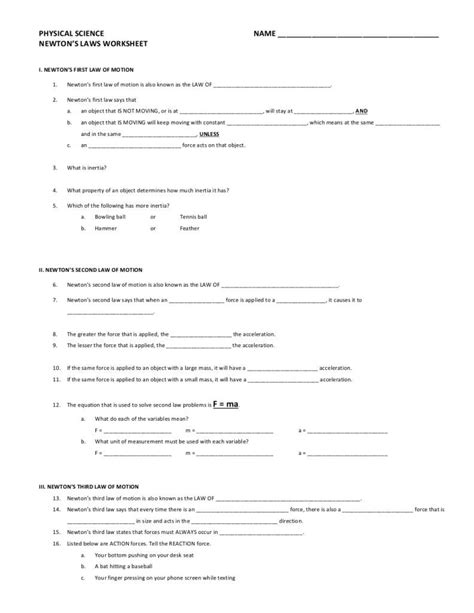 We will continue to add worksheets for all of. Physical Science Worksheets — db-excel.com