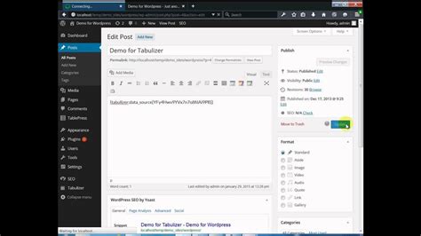 The custom plugin displays all registered wordpress users in its own admin table with control over screen options, pagination and row action . Wordpress Tutorial: How to display data from the database as tables or graphs - YouTube