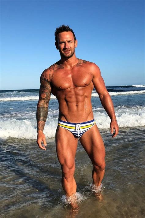 Joel Bushby Fitness Photoshoot Inked Men Muscle Men