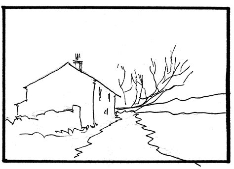 Gambar Pemandangan yang Belum Diwarnai | Harian Nusantara