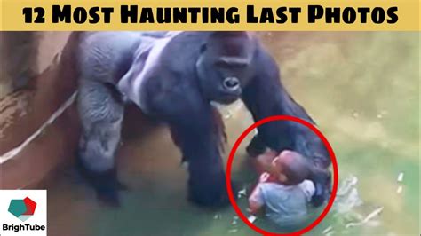 12 Most HAUNTING Last Photos - YouTube
