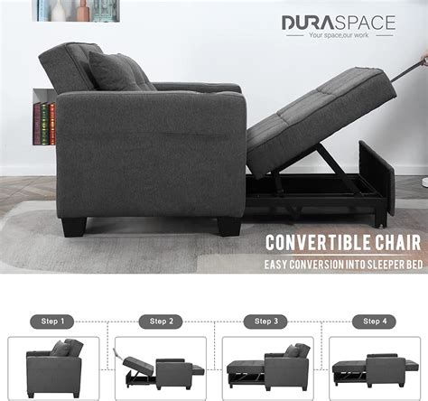 Buy Duraspace 39 Inch Sofa Bed Convertible Sleeper Chair 3 In 1 Chair