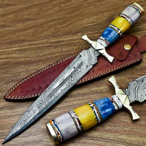 Hand Forged Dagger With Leather Sheath T For Boygirl Etsy