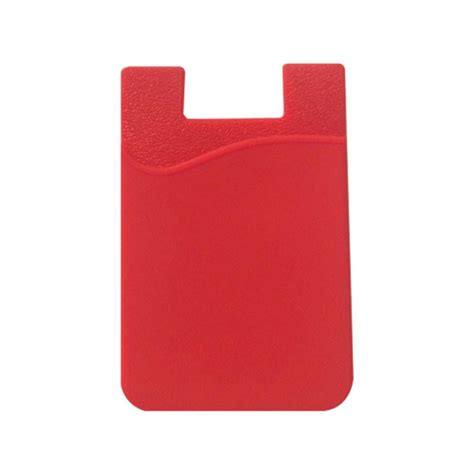 Silicone Wallet Credit Card Cash Pocket Sticker 3m Adhesive Stick On Id
