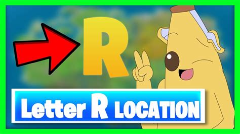 Where To Find The Hidden Letter R In Fortnite Season 11 Chapter 2