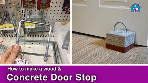 Make A Concrete And Wood Door Stop Youtube