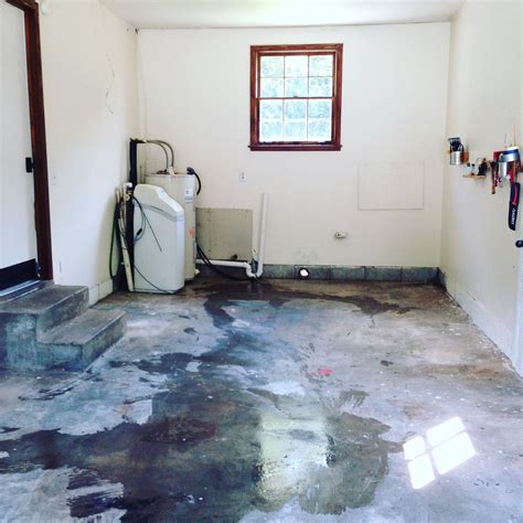 Garageguard is a water based, two part epoxy. DIY garage floor painting - 2 years later | Painted floors ...