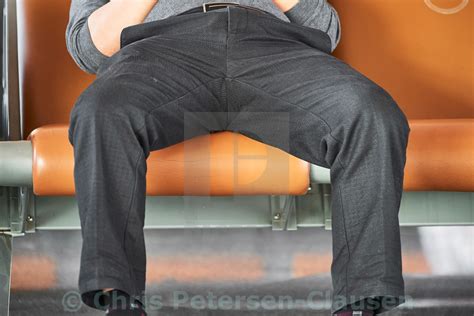 Man Sitting With Legs Spread Wide Open License Download Or Print For