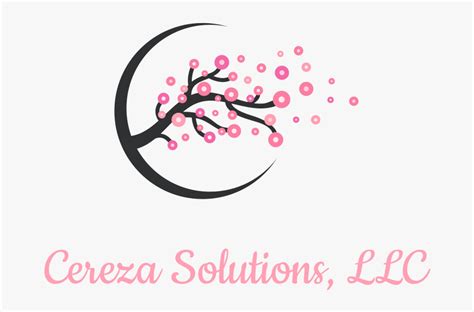 Cereza Solutions Llc Logo Cherry Blossom Logo Design Hd Png