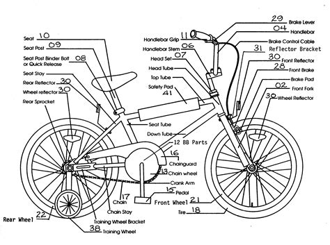 Parts Of A Bike Diagram