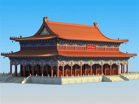 Ancient Chinese Palace 3d Model Asian Cgtrader