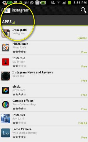 Instagram (from facebook) allows you to create and share your photos, stories, and videos with the friends and followers you care about. Download Instagram for Android from Google Play Store App ...