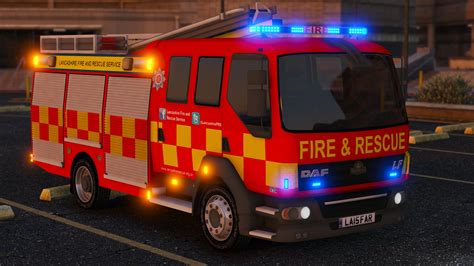 Lancashire Fire And Rescue Fire Appliance Gta5