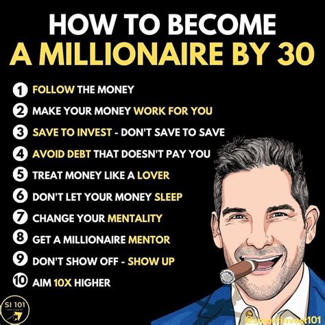 How To Become A Millionaire By 30 Business Inspiration Quotes