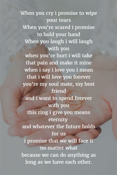 Wedding Vows 22 Examples About How To Write Personalized Wedding Vows ️ See More W