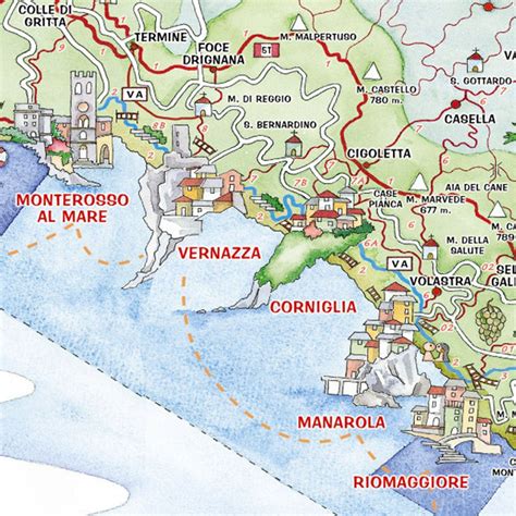 Things To Do In Cinque Terre Map Wanderlust Crew