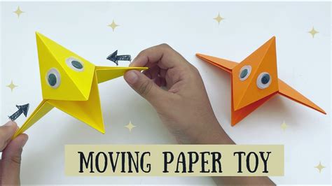 How To Make Easy Moving Paper Toy For Kids Nursery Craft Ideas
