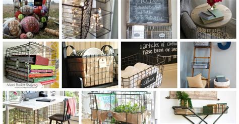 10 Fabulous Diy Projects With Wire Baskets