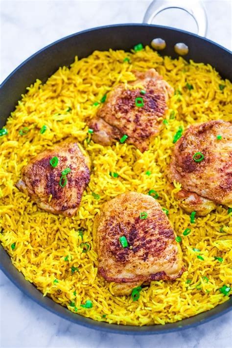 Chicken And Yellow Rice Skillet Chicken And Yellow Rice Recipes