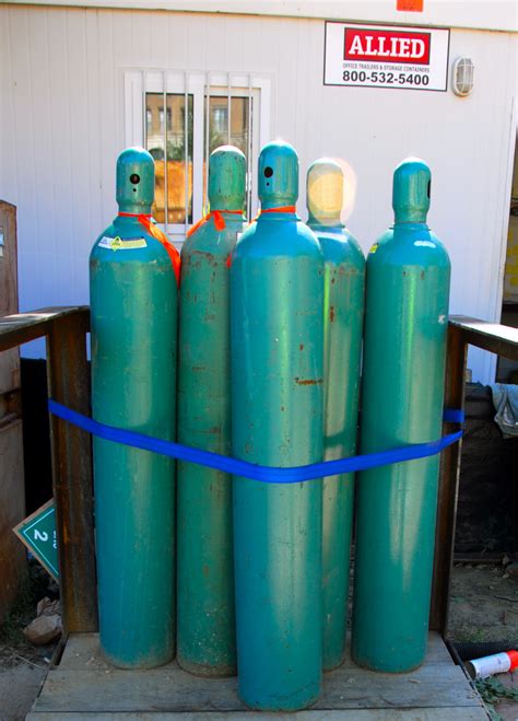 Gas Cylinders Storage Of Compressed Gas Cylinders