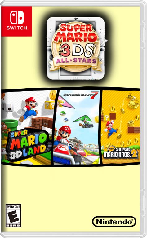 Super Mario 3ds All Stars Game Cover By Jackadamen On Deviantart
