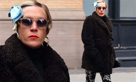 Chloe Sevigny Bundles Up In Black As She Steps Out For Lunch In Soho