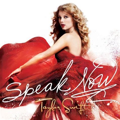 Taylor Swifts Speak Now Official Album Cover Deluxe Edition Speak