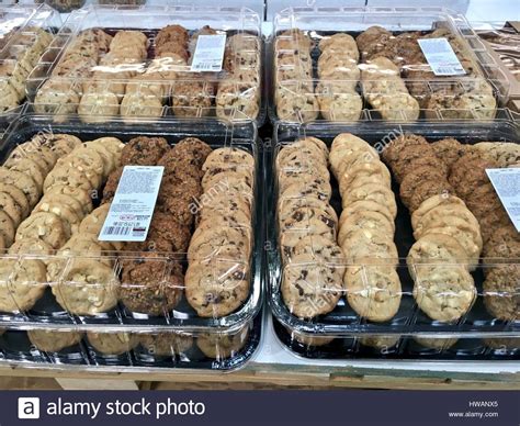 Thankfully, costco's new diy kit makes decorating christmas cookies a snap. Fresh baked cookies at Costco Stock Photo: 136075693 - Alamy
