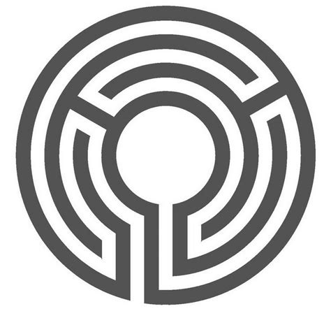 Simple Circular Labyrinth Labyrinth Garden Labyrinth Design Labyrinth