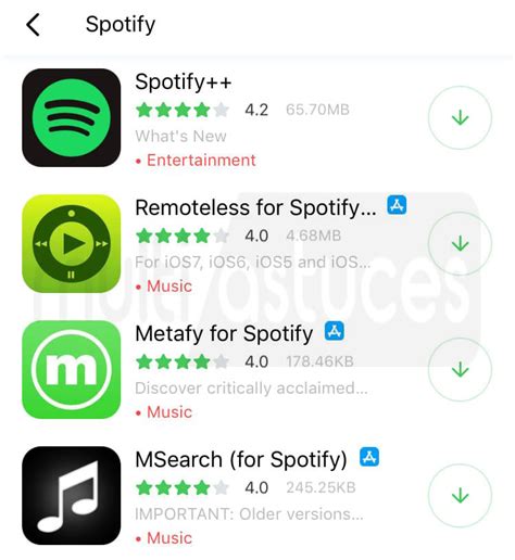 Comment obtenir Spotify Premium gratuitement sur les appareils IOS