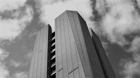 Download Wallpaper 1920x1080 Building Facade Architecture Bw Sky