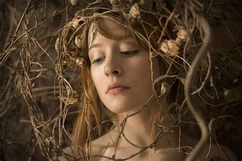 Autumn Beauty Autumn Girl Model Beauty Face Branch Woman Hd