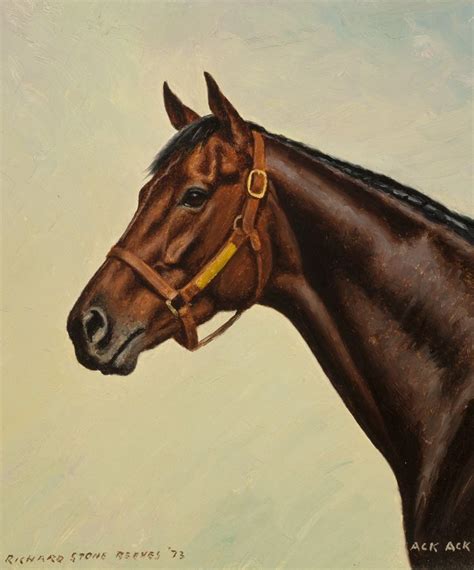 Horse Of Year Ack Ack By Richard Stone Reeves Horses Horse Painting