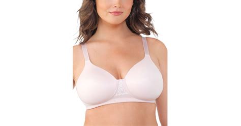 Vanity Fair Synthetic Full Figure Beauty Back Smoother Wireless Bra In Natural Lyst