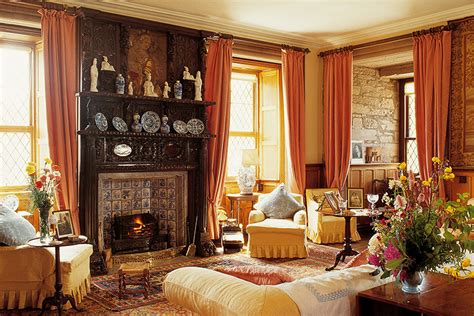 Interior Of The Queen Mothers Sitting Room At Glamis Castle North Of