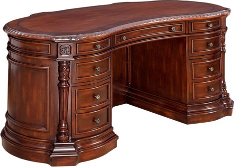 Strandburg Cherry Oval Office Desk From Furniture Of