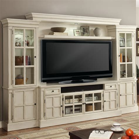 Parker House Charlotte 72 Console Entertainment Wall With Eight Doors