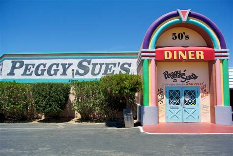 Peggy Sue's Diner: 1950's Style Diner with a Dinosaur Park - California ...