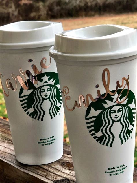 Personnalisé 16oz Starbucks Cup Bpa Gratuit Culbuteur Etsy Custom