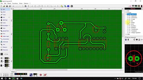Design Your Own Pcb Layout Sprint Layout Tutorial Easy Youtube