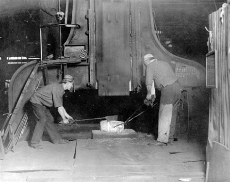 Two Steelworkers At The Homestead Steel Works Circa ~1900 Pittsburgh
