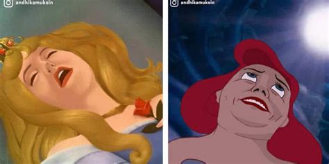 artist hilariously reimagines disney princesses as normal people inside the magic