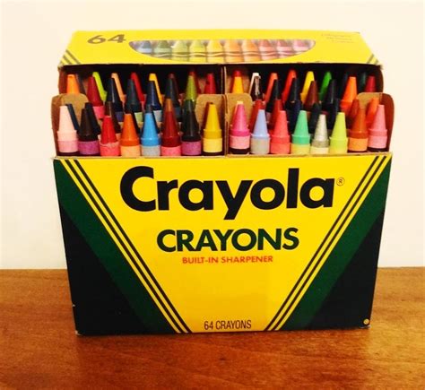 It Was A Good Day When You Got A Brand New Box Of 64 Crayon Crayola